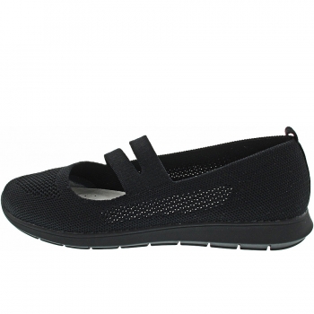 Remonte Ballerina in schwarz