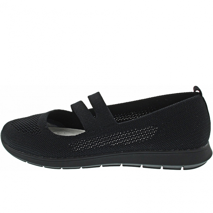 Remonte Ballerina in schwarz