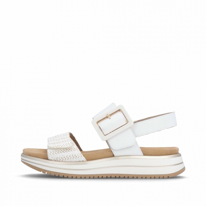 Remonte Damen Riemchensandalen - Weiss