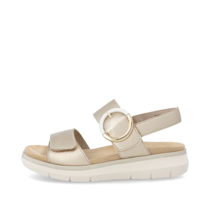 Remonte Damen Riemchensandalen - Metallic