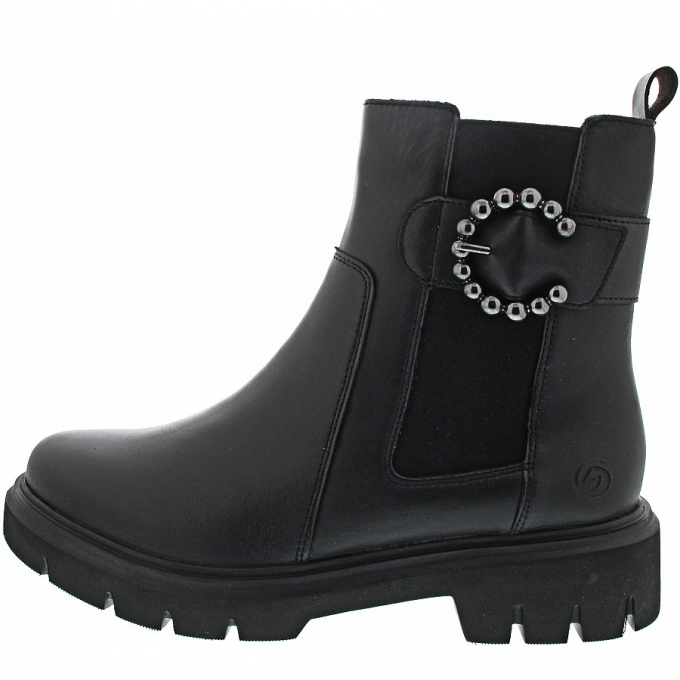 Remonte Chelsea Boot in schwarz/schwarz/schw