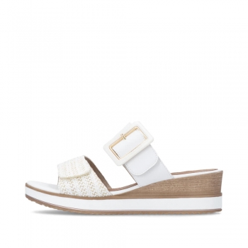 Remonte Damen Keilsandaletten - Weiss