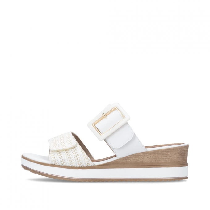 Remonte Damen Keilsandaletten - Weiss
