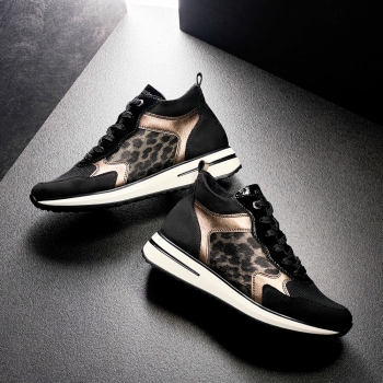 Remonte Damen Schnürstiefel - Schwarz