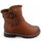 Remonte Lammfell Stiefelette in muskat/muskat/setter