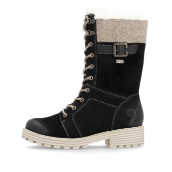 Remonte Damen Hochschaftstiefel - Schwarz