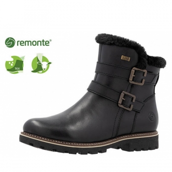 Remonte Stiefelette in schwarz