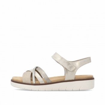 Remonte Damen Riemchensandalen - Metallic