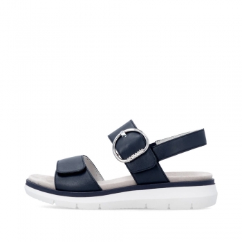 Remonte Damen Riemchensandalen - Blau
