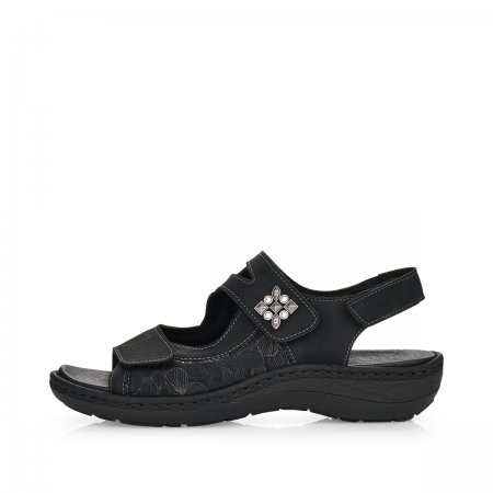 Remonte Damen Riemchensandalen - Schwarz