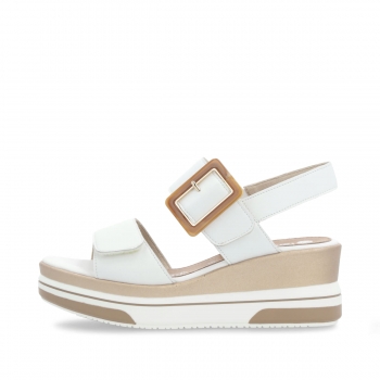 Remonte Damen Keilsandaletten - Weiss