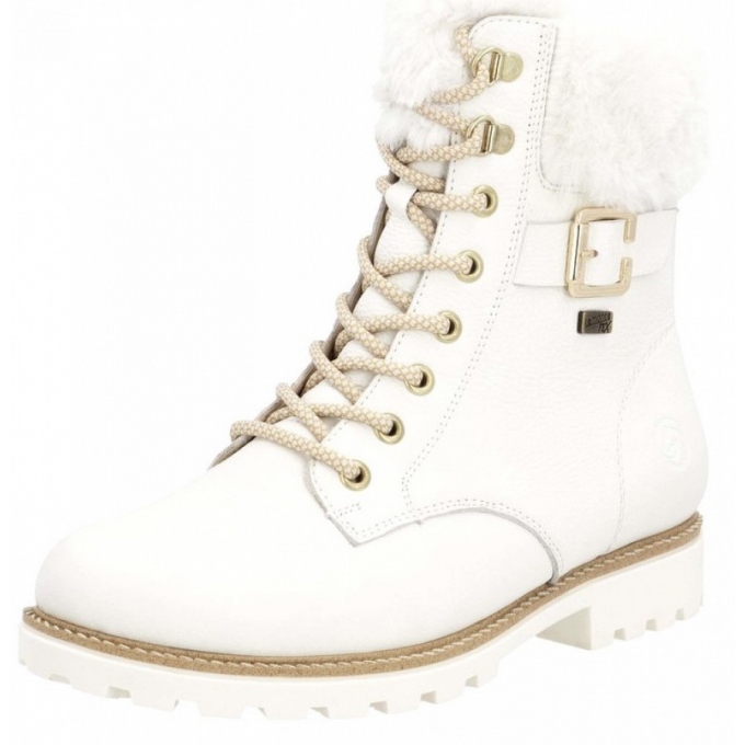 Remonte Schnürstiefel in dirty white bianco
