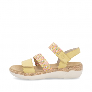 Remonte Damen Riemchensandalen - Gelb