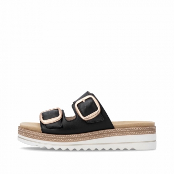 Remonte Damen Pantoletten - Schwarz