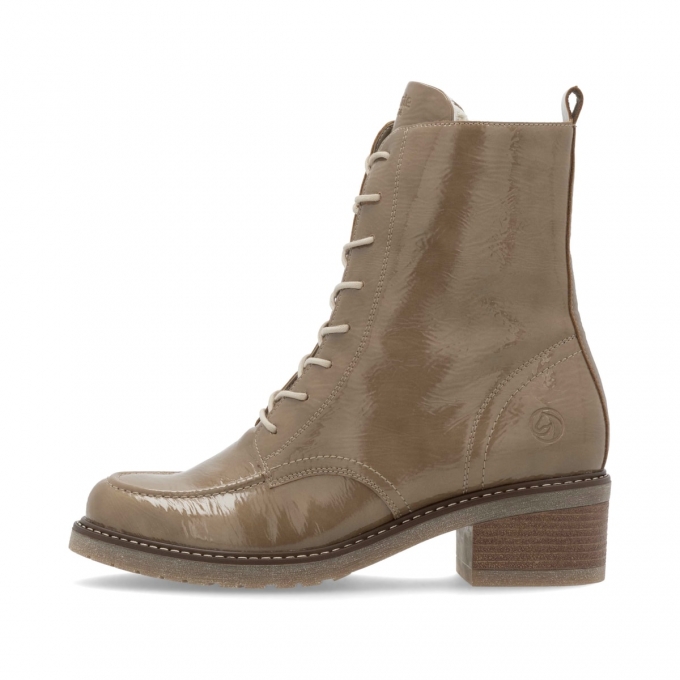 Remonte Damen Biker Boots - Beige