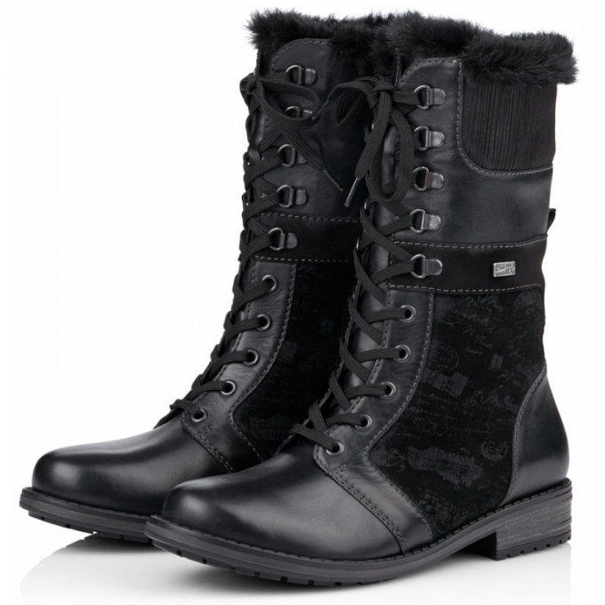 Remonte Stiefel in schwarz