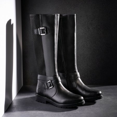 Remonte Damen Hochschaftstiefel - Schwarz