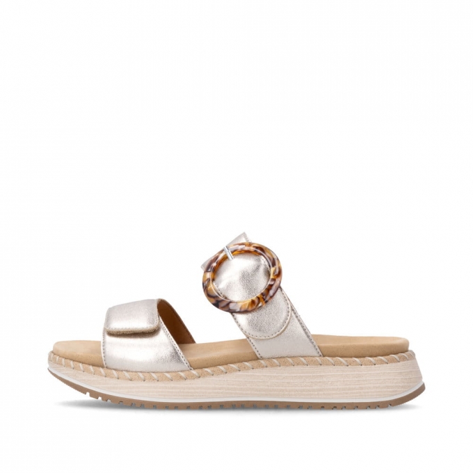 Remonte Damen Pantoletten - Metallic