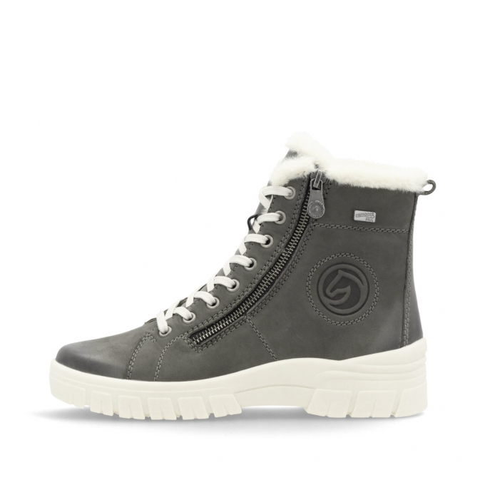 Remonte Damen Schnürstiefel - Grau