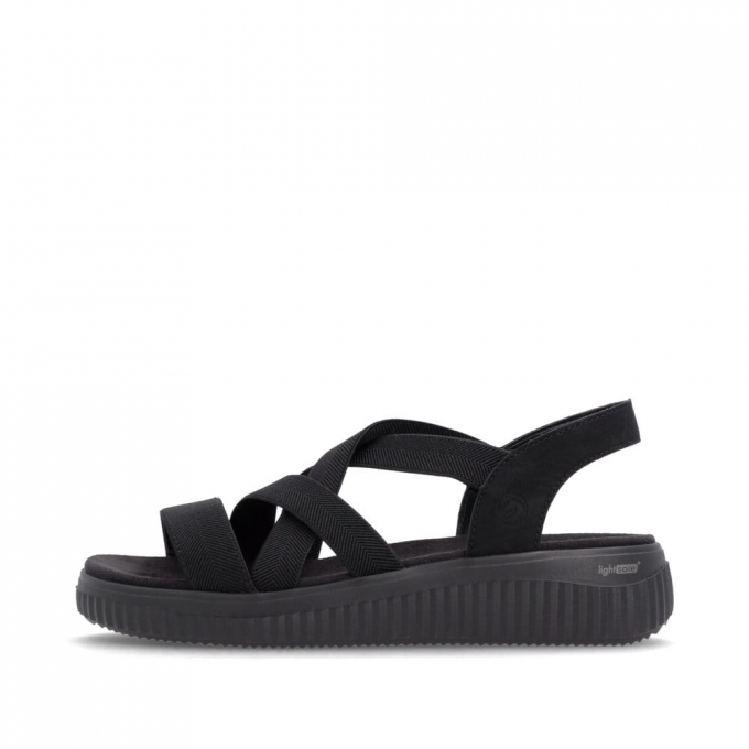 Remonte Damen Riemchensandalen - Schwarz