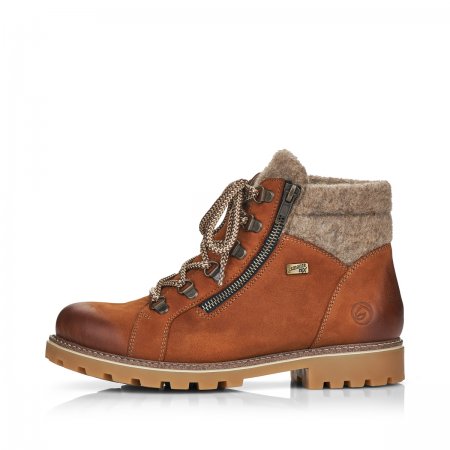 Remonte Damen Schnürstiefel - Braun