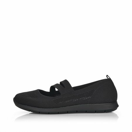 Remonte Damen Ballerinas - Schwarz