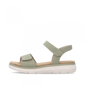 Remonte Damen Riemchensandalen - Grün