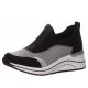 Remonte Sneaker in schwarz kombi.