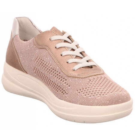 Remonte Sportliche Schnürer in rose-silver/rose/silver