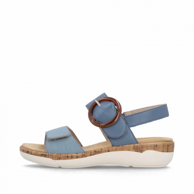 Remonte Damen Riemchensandalen - Blau