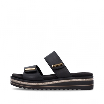 Remonte Damen Pantoletten - Schwarz