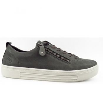 Remonte sportlicher Schnürer in 2 granit/smoke