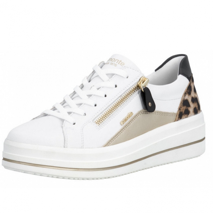 Remonte bequeme Schnürer in weiß