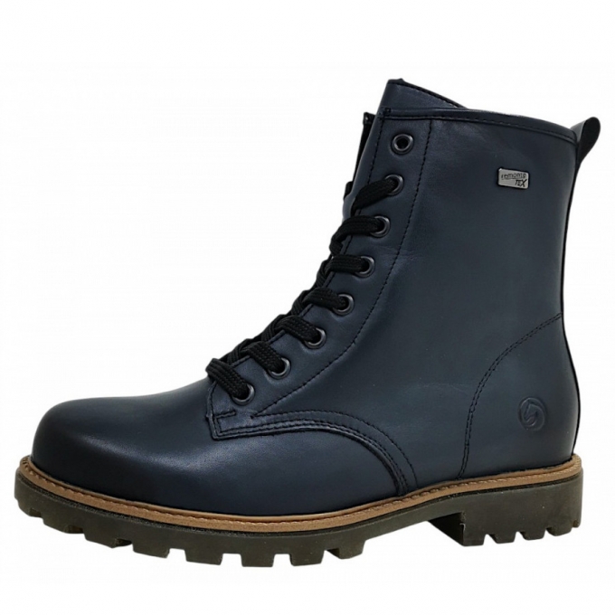 Remonte Schnürstiefel in blau 14