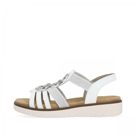 Remonte Damen Riemchensandalen - Weiss