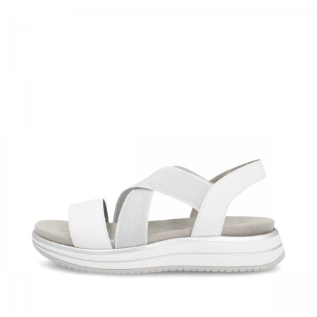 Remonte Damen Riemchensandalen - Weiss