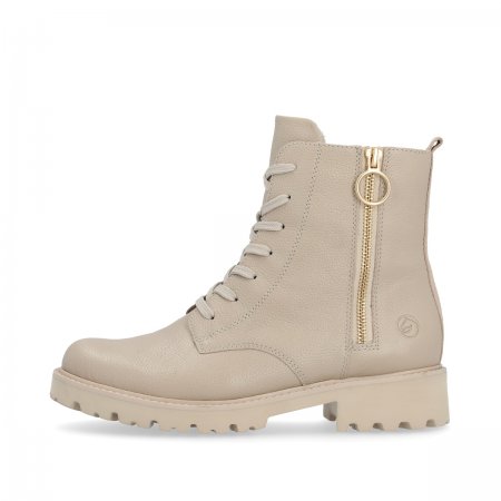 Remonte Damen Schnürstiefel - Beige