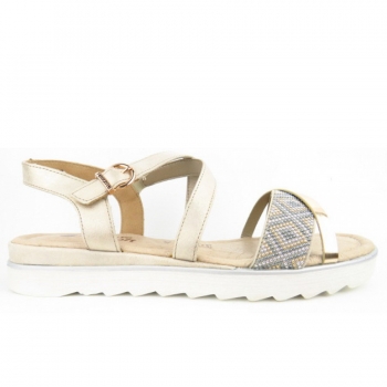 Remonte Sandale flach Sandale in gold