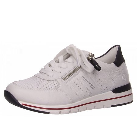 Remonte Schnürer in weiß kombi.