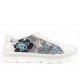 Remonte Remonte grau Met. Blumenm Sneaker in frost/tuerkis-schwar