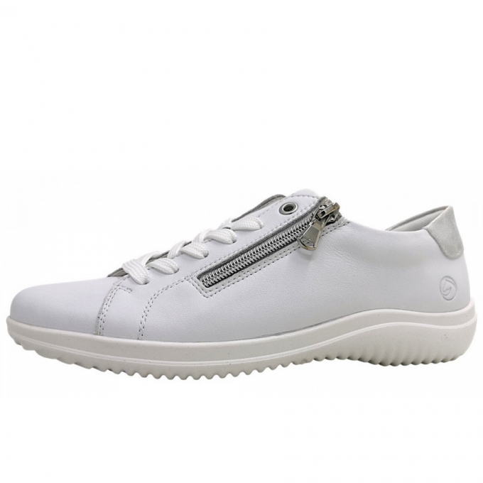 Remonte sportlicher Schnürer in weiss/ice 81