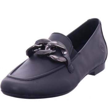Remonte Slipper in schwarz