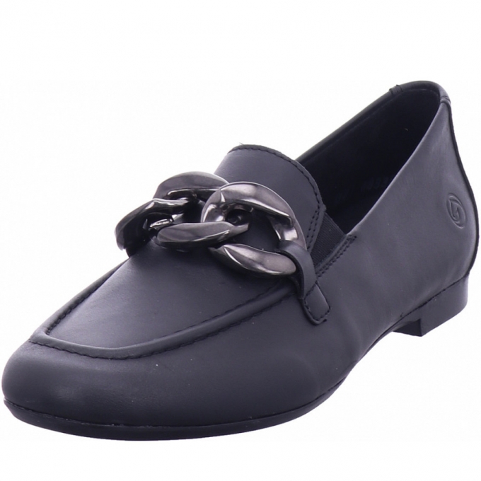 Remonte Slipper in schwarz