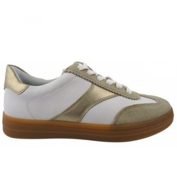 Remonte sportlicher Schnürer in iceberg/weiss/palegold