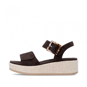 Remonte Damen Riemchensandalen - Braun