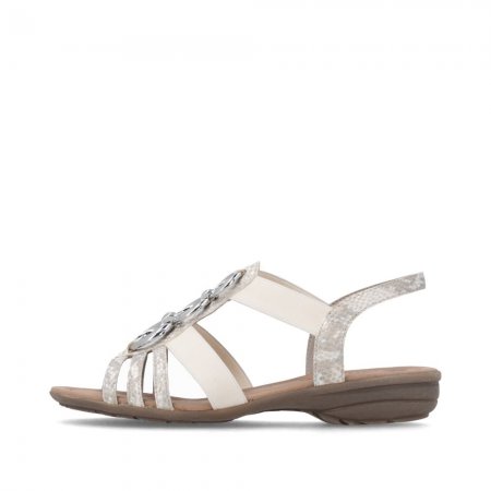 Remonte Damen Riemchensandalen - Metallic