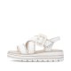 Remonte Damen Keilsandaletten - Weiss Remonte Damen Keilsandaletten - Weiss