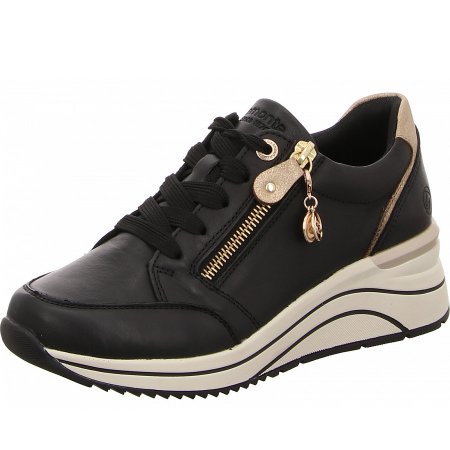 Remonte Schnürer in schwarz