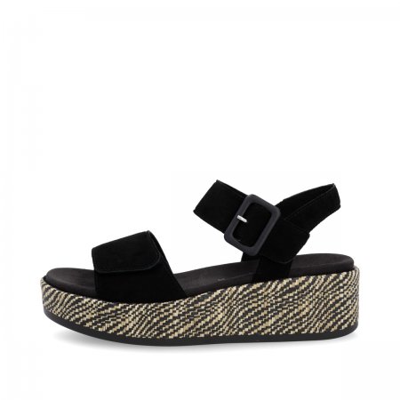 Remonte Damen Riemchensandalen - Schwarz