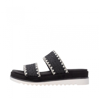 Remonte Damen Pantoletten - Schwarz